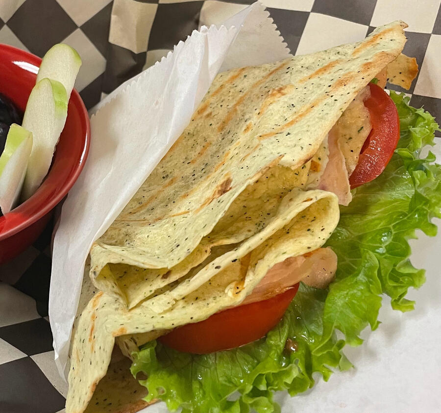 Turkey panini melt