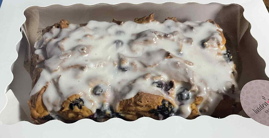 GF Frosted Blueberry Sweetbread